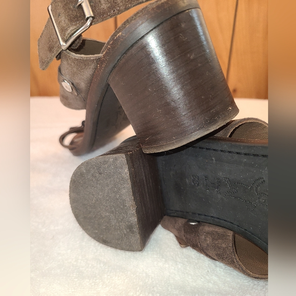Marni Brown Suede Sandals - Picture 6 of 6